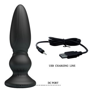 MR Play Krachtige Vibrator met Afstandsbediening Anaalplug Zwart MR Play Krachtige Vibrator met Afstandsbediening Anaalplug Zwart - Afbeelding 6