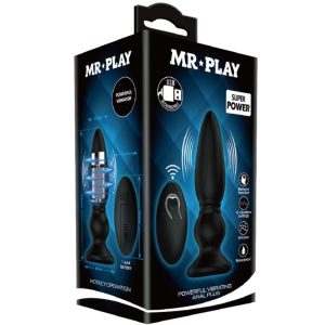 MR Play Krachtige Vibrator met Afstandsbediening Anaalplug Zwart MR Play Krachtige Vibrator met Afstandsbediening Anaalplug Zwart - Afbeelding 9