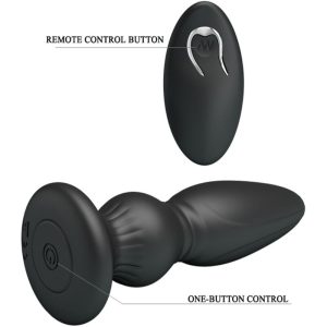 MR Play Krachtige Vibrator met Afstandsbediening Anaalplug Zwart MR Play Krachtige Vibrator met Afstandsbediening Anaalplug Zwart - Afbeelding 7