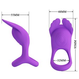 FOR HIM Pretty Love Silas Vibrator-Penisring met 7 standen, paars FOR HIM Pretty Love Silas Vibrator-Penisring met 7 standen, paars - Afbeelding 7