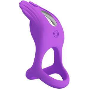 FOR HIM Pretty Love Silas Vibrator-Penisring met 7 standen, paars FOR HIM Pretty Love Silas Vibrator-Penisring met 7 standen, paars - Afbeelding 5