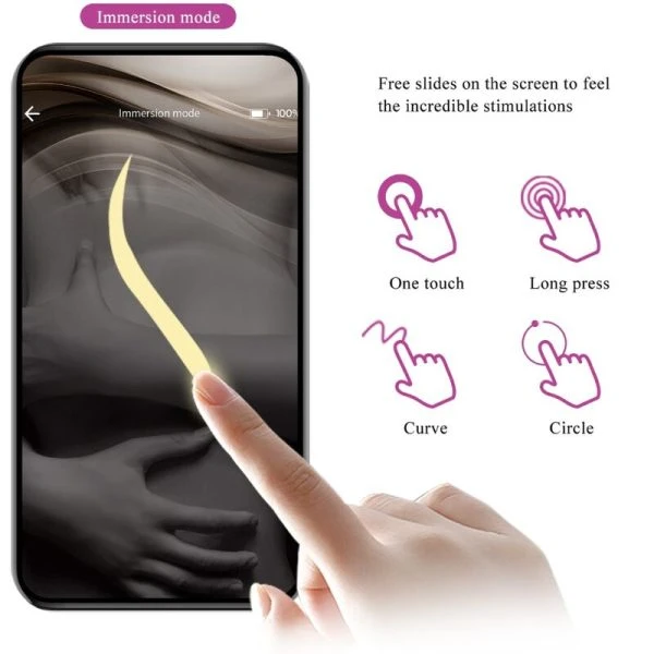 APP Series Pretty Love Billy Vibrator met App-besturing, G-spot en Clitoris, paars APP Series Pretty Love Billy Vibrator met App-besturing, G-spot en Clitoris, paars