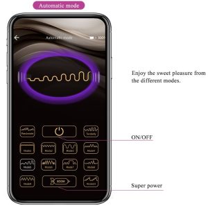 APP Series Pretty Love Billy Vibrator met App-besturing, G-spot en Clitoris, paars APP Series Pretty Love Billy Vibrator met App-besturing, G-spot en Clitoris, paars - Afbeelding 16