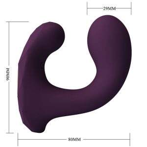 APP Series Pretty Love Billy Vibrator met App-besturing, G-spot en Clitoris, paars APP Series Pretty Love Billy Vibrator met App-besturing, G-spot en Clitoris, paars - Afbeelding 4