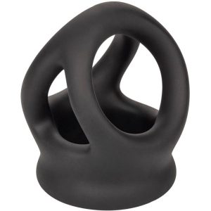 Calexotics Alpha Dual Cage Ring Penisring van vloeibaar siliconen zwart Calexotics Alpha Dual Cage Ring Penisring van vloeibaar siliconen zwart - Afbeelding 3