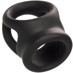Calexotics Alpha Dual Cage Ring Penisring van vloeibaar siliconen zwart Calexotics Alpha Dual Cage Ring Penisring van vloeibaar siliconen zwart - Afbeelding 8