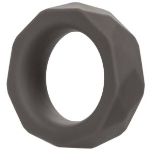 Calexotics Alpha Prolong Prismatische Penisring van vloeibaar siliconen Grijs Calexotics Alpha Prolong Prismatische Penisring van vloeibaar siliconen Grijs - Afbeelding 3