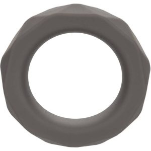 Calexotics Alpha Prolong Prismatische Penisring van vloeibaar siliconen Grijs Calexotics Alpha Prolong Prismatische Penisring van vloeibaar siliconen Grijs - Afbeelding 4