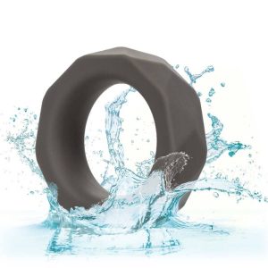 Calexotics Alpha Prolong Prismatische Penisring van vloeibaar siliconen Grijs Calexotics Alpha Prolong Prismatische Penisring van vloeibaar siliconen Grijs - Afbeelding 6