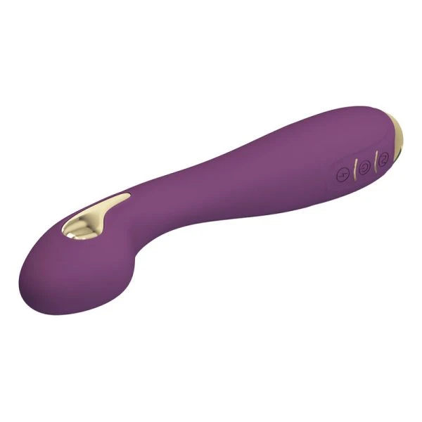 APP Series Pretty Love Hector Elektroschokvibrator met app-bediening, paars