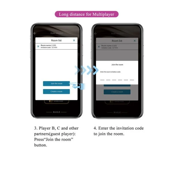 APP Series Pretty Love Hector Elektroschokvibrator met app-bediening, paars