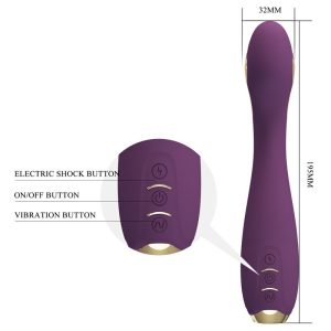 APP Series Pretty Love Hector Elektroschokvibrator met app-bediening, paars APP Series Pretty Love Hector Elektroschokvibrator met app-bediening, paars - Afbeelding 4