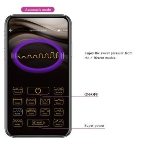 APP Series Pretty Love Hector Elektroschokvibrator met app-bediening, paars APP Series Pretty Love Hector Elektroschokvibrator met app-bediening, paars - Afbeelding 17