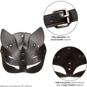 Calexotics Euphoria-kattenmasker van fluweel en veganistisch leer Calexotics Euphoria-kattenmasker van fluweel en veganistisch leer - Afbeelding 8