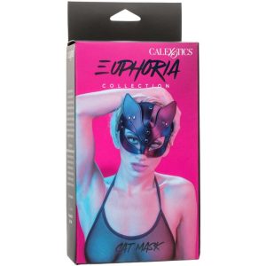 Calexotics Euphoria-kattenmasker van fluweel en veganistisch leer Calexotics Euphoria-kattenmasker van fluweel en veganistisch leer - Afbeelding 3