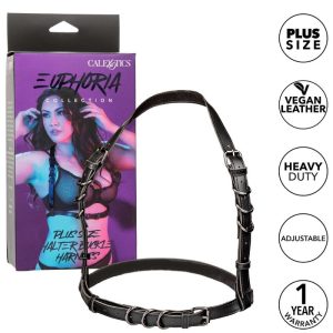 Calexotics Euphoria Plus Size Halter-Brustgeschirr aus veganem Leder Calexotics Euphoria Plus Size Halter-Brustgeschirr aus veganem Leder – Bild 2