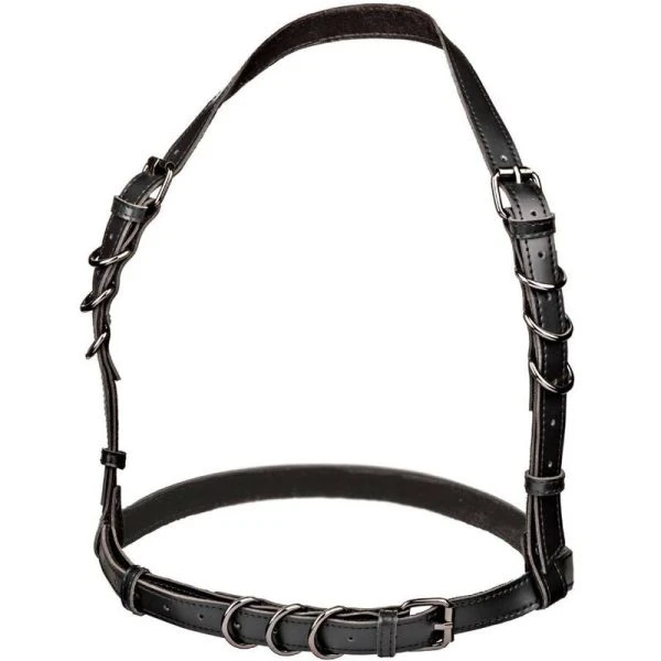 Calexotics Euphoria Plus Size Halter-Brustgeschirr aus veganem Leder