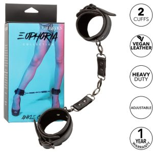 Calexotics Euphoria Enkelboeien van fluweel en vegan leer Calexotics Euphoria Enkelboeien van fluweel en vegan leer - Afbeelding 2