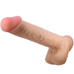 Dildo Pretty Love Sliding Skin Series Realistische Dildo met Zuignap, Vleeskleur Dildo Pretty Love Sliding Skin Series Realistische Dildo met Zuignap, Vleeskleur - Afbeelding 1