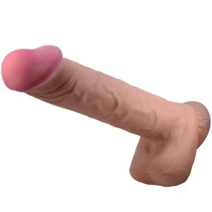 Pretty Love Realistische Dildo met Sliding Skin en Zuignap bruin