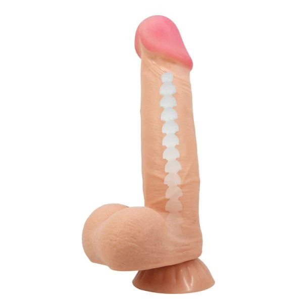 Pretty Love Sliding Skin Dildo met glijdende huid en zuignap