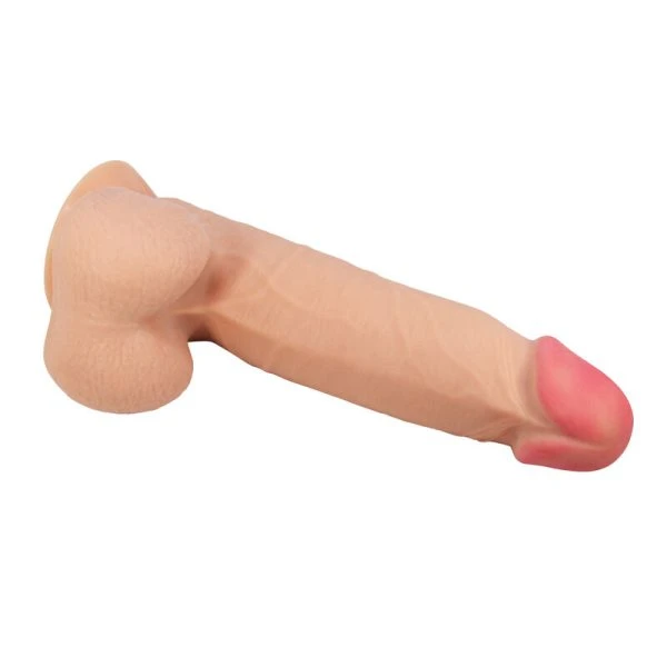 Pretty Love Sliding Skin Dildo met glijdende huid en zuignap