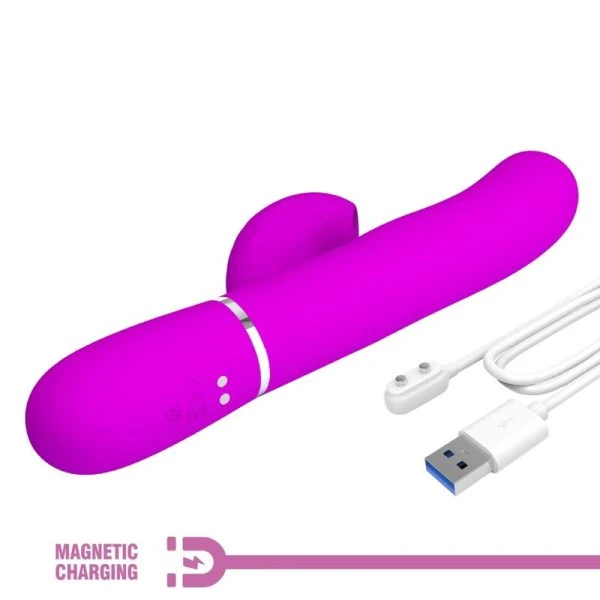 High Tech Pretty Love Perlita Multifunctionele 3-in-1-G-Punt-Vibrator Paars