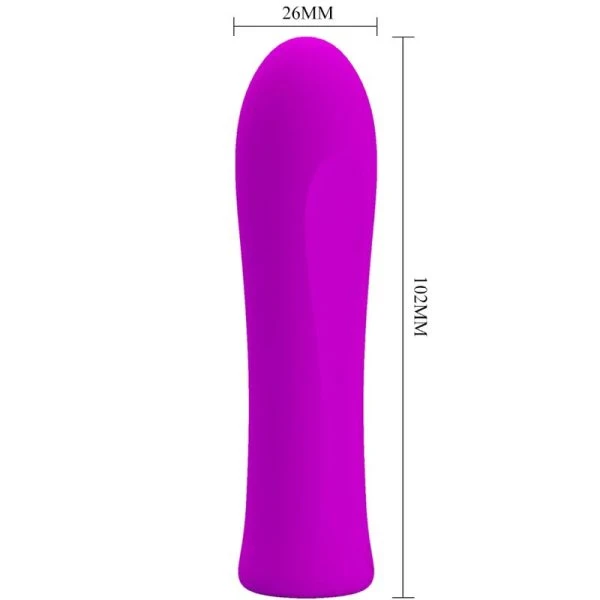 FUN Toys Pretty Love Alfreda Super Power Vibrator Violet, Minivibrator met 12 standen