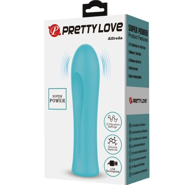 FUN Toys Pretty Love Alfreda Super Power Vibrator Minivibrator Aquagrün FUN Toys Pretty Love Alfreda Super Power Vibrator Minivibrator Aquagrün