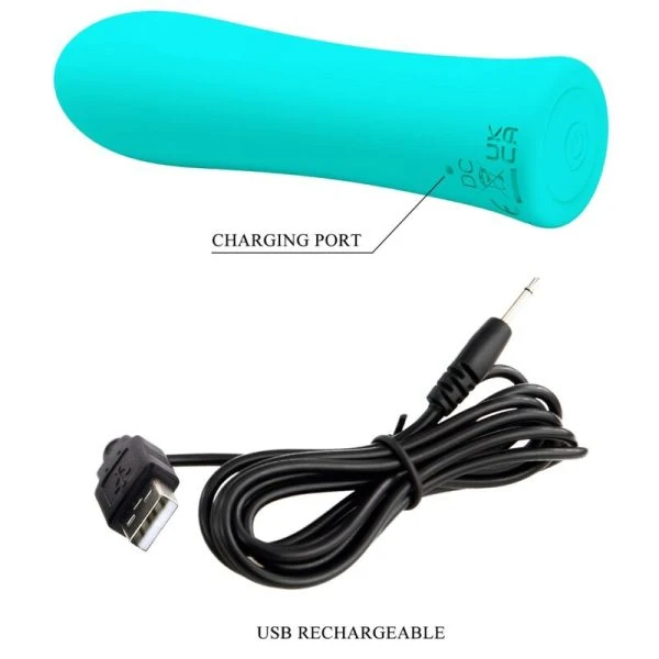 FUN Toys Pretty Love Alfreda Super Power Vibrator Minivibrator Aquagrün FUN Toys Pretty Love Alfreda Super Power Vibrator Minivibrator Aquagrün