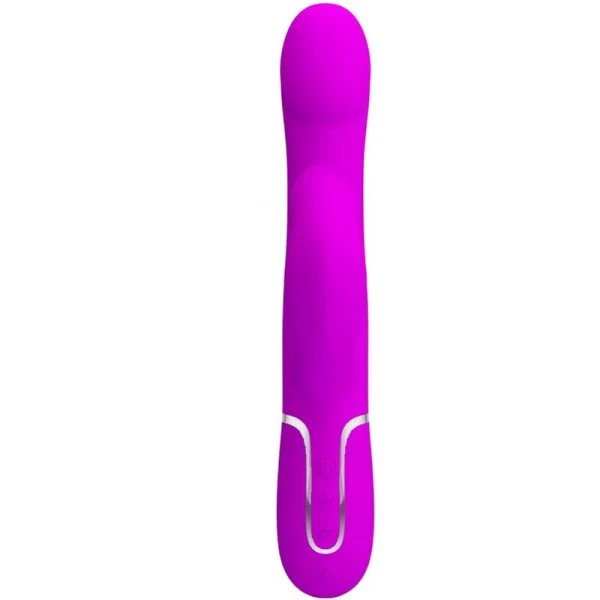 High Tech Pretty Love Rabbit Vibrator met Parels, Trilling en Clitorisstimulator, paars