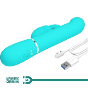 High Tech Pretty Love Coale Rabbit Vibrator mit Perlen Aquagrün High Tech Pretty Love Coale Rabbit Vibrator mit Perlen Aquagrün – Bild 9