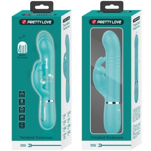 High Tech Pretty Love Coale Rabbit Vibrator mit Perlen Aquagrün High Tech Pretty Love Coale Rabbit Vibrator mit Perlen Aquagrün – Bild 10