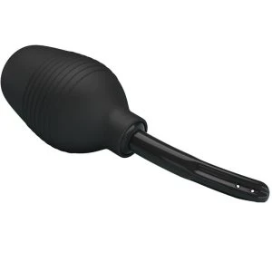 Mr Play Anal-Douche Blkc Super Power met rubberen blaas zwart