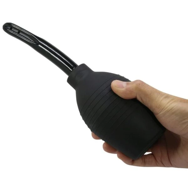 Mr Play Anal-Douche Blkc Super Power met rubberen blaas zwart Mr Play Anal-Douche Blkc Super Power met rubberen blaas zwart