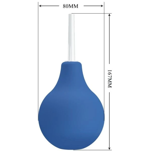 MR Play Anal-Dusche Blueb Super Power Blue mit Ballpumpe