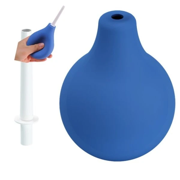 MR Play Anal-Dusche Blueb Super Power Blue mit Ballpumpe