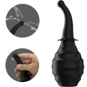 MR Play Anal Douche with Hand Bulb and Multi-Nozzle Black MR Play Anal Douche with Hand Bulb and Multi-Nozzle Black - Image 6