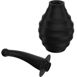 MR Play Anal Douche with Hand Bulb and Multi-Nozzle Black MR Play Anal Douche with Hand Bulb and Multi-Nozzle Black - Image 3