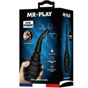 MR Play Anal Douche with Hand Bulb and Multi-Nozzle Black MR Play Anal Douche with Hand Bulb and Multi-Nozzle Black - Image 7