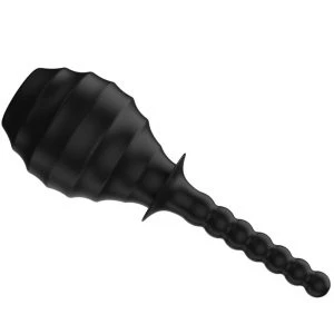 MR Play Krachtige vibrator met afstandsbediening en anusstekker, zwart