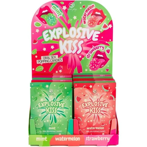 Secretplay Cosmetic Explosive Süssigkeits-Bonbons Display 48 Beutel