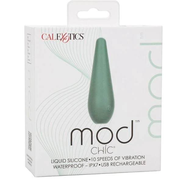 Calexotics Mod Chic Opgevibrator van siliconen groen