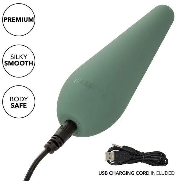 Calexotics Mod Chic Opgevibrator van siliconen groen