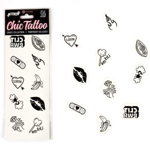 Secretplay tijdelijke tattoos Candy Collection set met 10 motieven Secretplay tijdelijke tattoos Candy Collection set met 10 motieven - Afbeelding 1