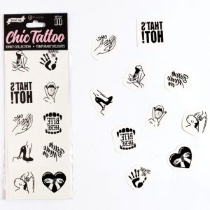 Secretplay temporäre Tattoos Set Kinky Collection 10 Motive Secretplay temporäre Tattoos Set Kinky Collection 10 Motive – Bild 1