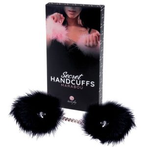Secretplay 100% Fetish Feder-Handschellen zwart Secretplay 100% Fetish Feder-Handschellen zwart - Afbeelding 1