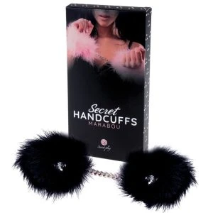 Secretplay 100% Fetish Feder-Handschellen schwarz