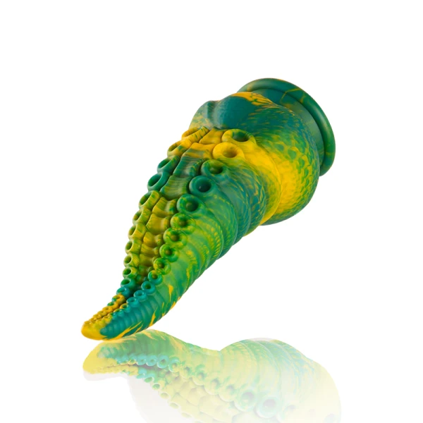 Epic Siliconen Dildo Cetus Tentakel groen klein