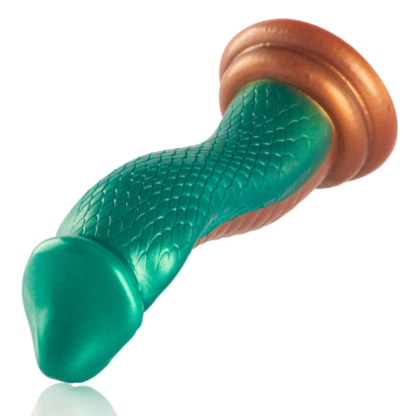 Epic Cybersilicock Python Silikon-Dildo groen, 205 mm